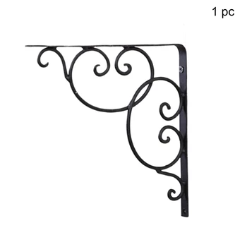 

1pc Anti-rust Shelf Bracket Strong Bearing DIY European Style Iron Art Durable Thickened Triangle Support Corner Brace Modern