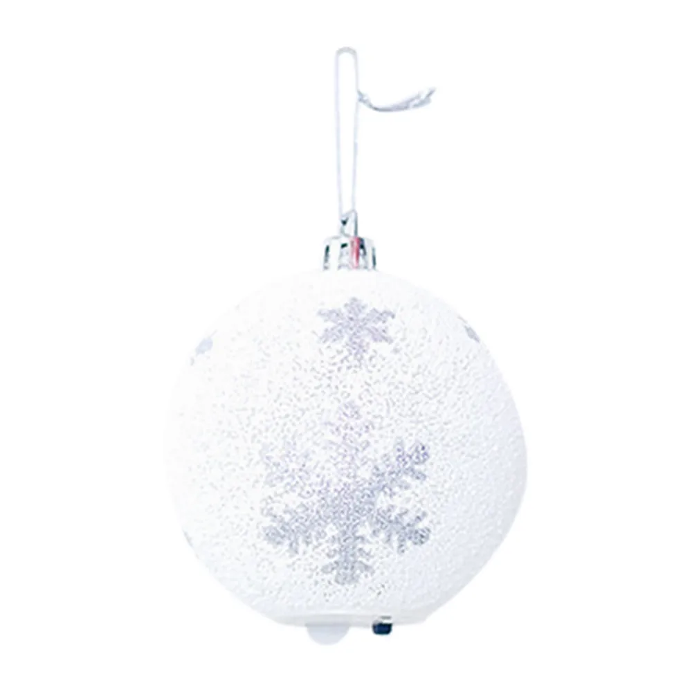 Шар с орнаментом ПВХ мяч со светодиодом Рождественская елка Лось пентаграмма висящий орнамент праздничный декор для сада