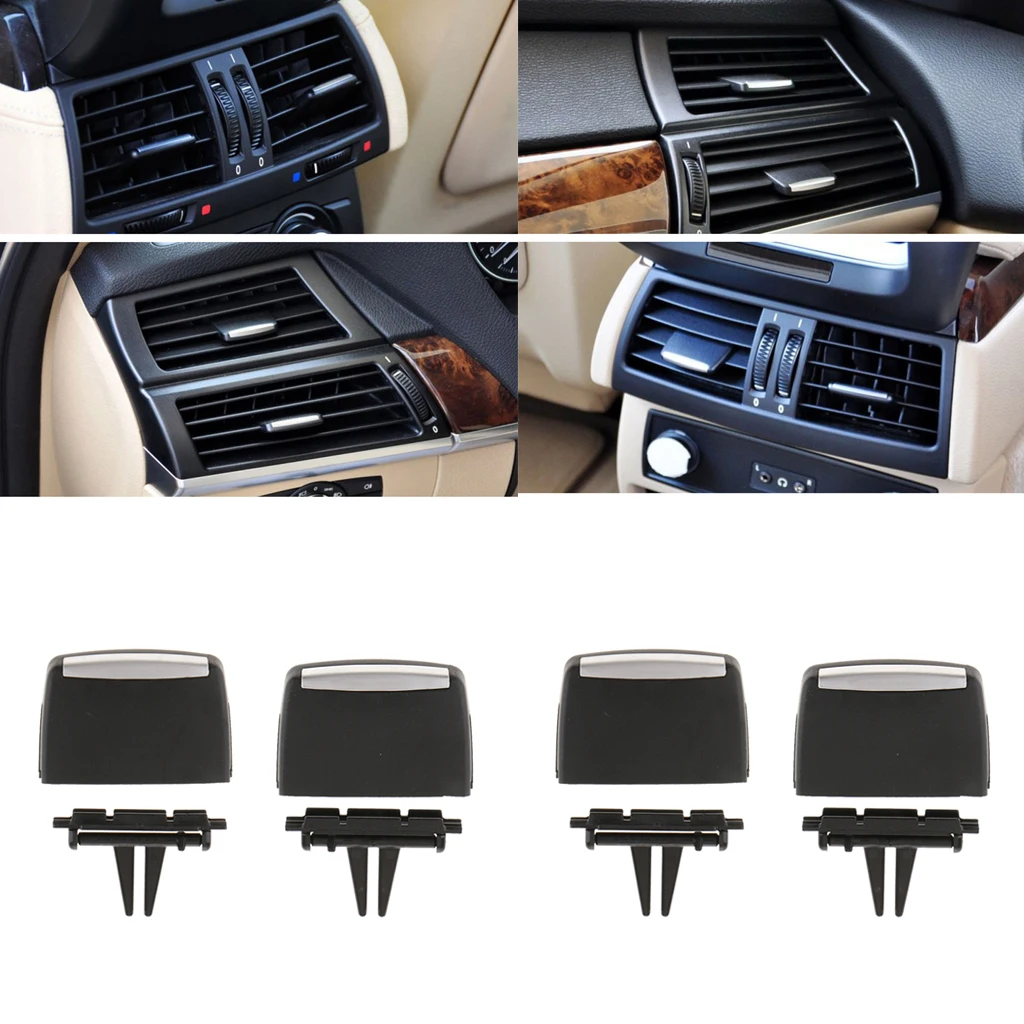 4 шт. новый задний A/C Кондиционер Vent Outlet Tab клип Ремонтный комплект для BMW X5 X6|Детали