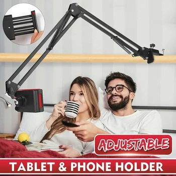 

Adjustable Mobile Phone Holder For 4-11 inch Tablet Phone Long Arm Bed Desk Stand Phone Mount Mobile Support Holder Stand