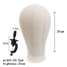 Тренировочный манекен голова холст блок голова дисплей стиль манекен голова манекена парик стенд бесплатно держать