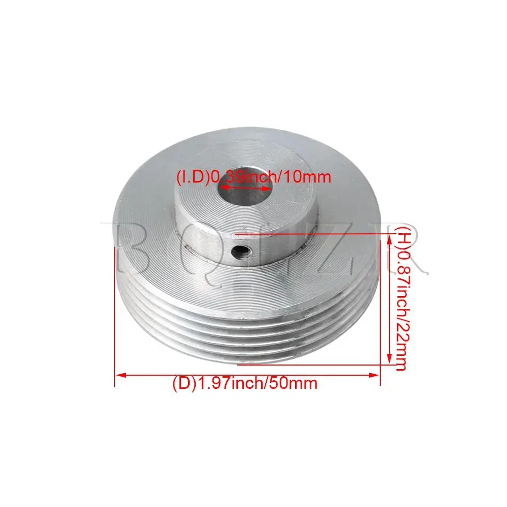50 мм ширина 10 мм внутренний диаметр мульти Клин PJ v-тип шкив для оборудования