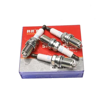 

4x Auto Car IRIDIUM BKR6EIX-11 Spark Plug Electric Ignition Repair Tool 1.3L BKR6EIX-11 14mm Thread Sparking Plugs Made in korea
