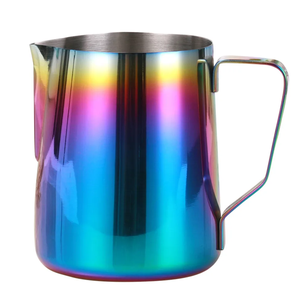 Milk Frothing jug Espresso Coffee Pitcher Barista Craft Coffee Latte Milk Frothing Jug Stainless Steel Colorful Mug Frothing Jug