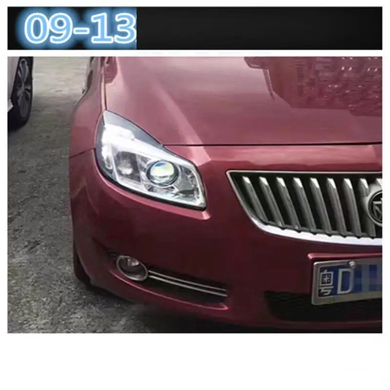 Automovil аксессуар Cob дневные ходовые боковые поворотники Drl светодиодные фары передние противотуманные Автомобильные фары в сборе 13 для Buick Regal