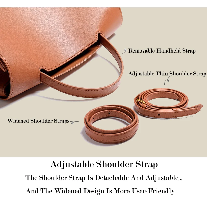 FELIX & FELICIA Fashion High Quality Shoulder Handbags Women Genuine Leather Crossbody Ladies Casual Retro Design Tote Flap Bag
