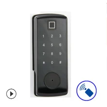 JOHOX-Smart WiFi деревянный дверной замок отпечатков пальцев+ пароль+ карта салфетки+ ключ+ bluetooth+ Приложение