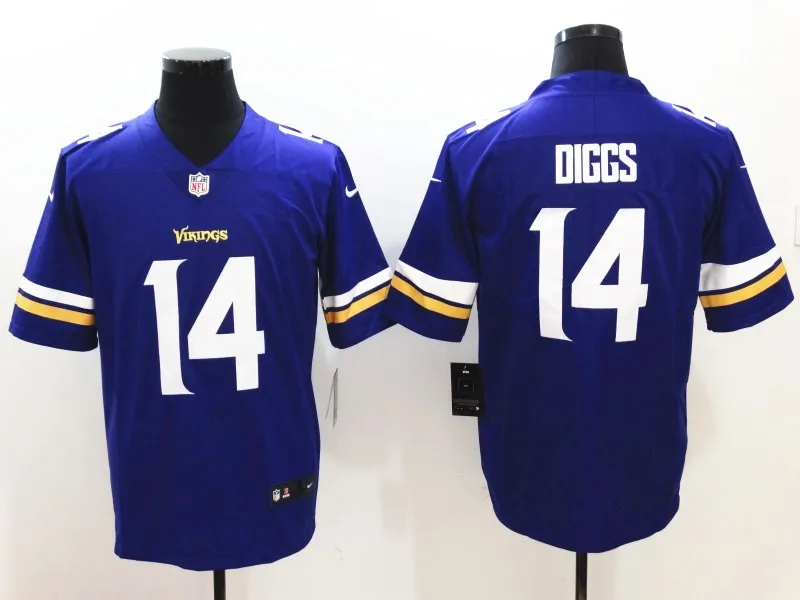 Сшитые мужчины Миннесота Кирк Cousins Harrison Smith Adam Thielen Stefon Diggs Vapor Untouchable Limited игрок Джерси - Цвет: AS PICTURE