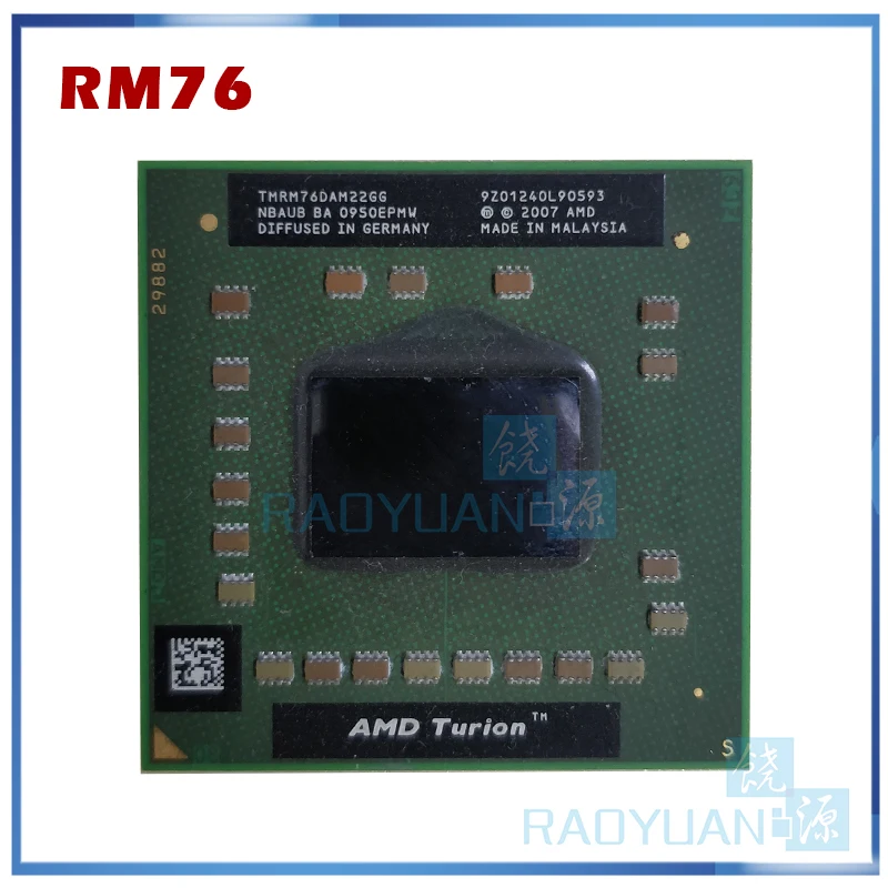 AMD Turion 64 X2 мобильный технологии RM-76 RM 76 RM76 2 3 ГГц двухъядерный нить Процессор