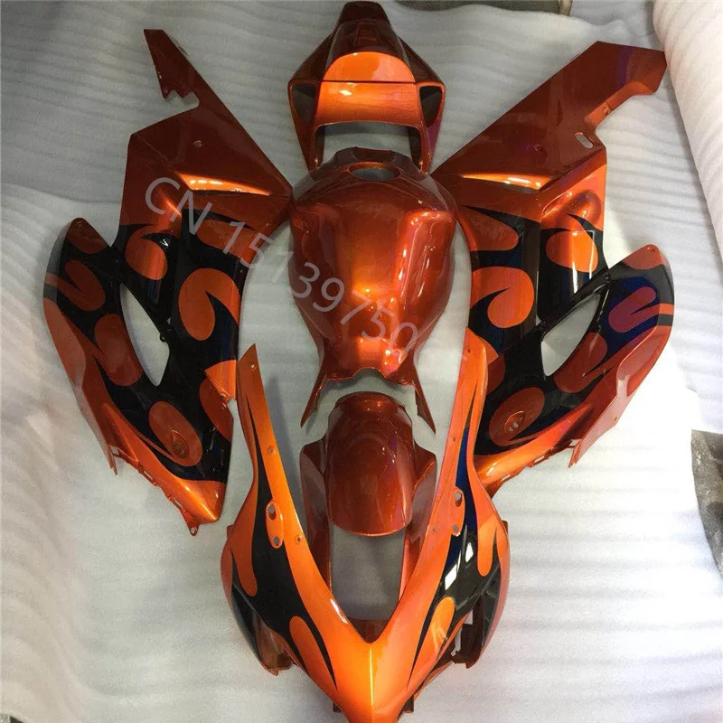 

Обтекатель для мотоцикла на заказ Подходит для honda CBR1000RR 2004 2005 CBR1000RR 04 05 CBR1000RR 04 -05 обтекатель оранжевого и черного цвета