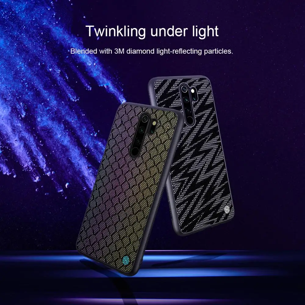 NILLKIN Twinkle Case For Xiaomi Redmi Note 8 Pro Luxury Flexible TPU PC Back Shell Cover Fundas Coque |
