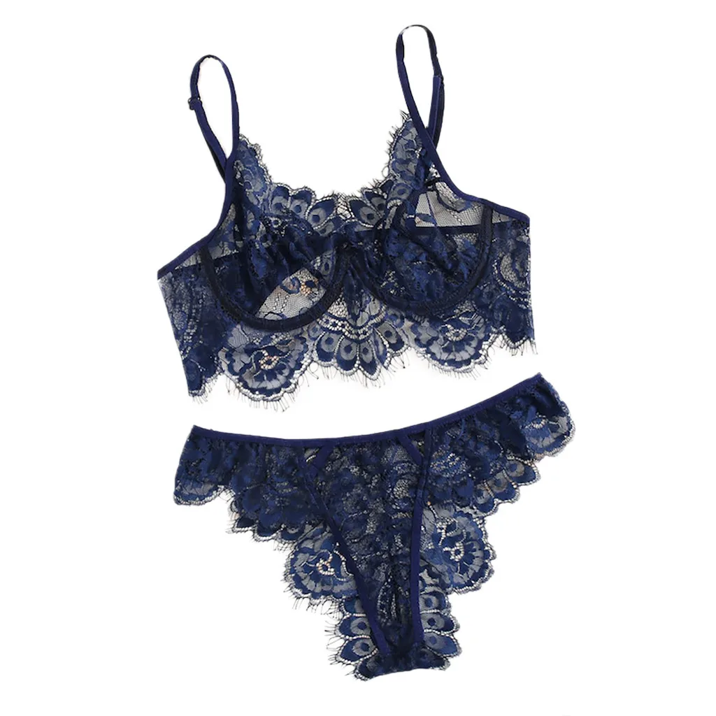 Fashion Beachwear Women's Bra Set Classic Style Solid Colorful Ladies Lingerie Beach Underwear G-String Planty Bra And Panty Set