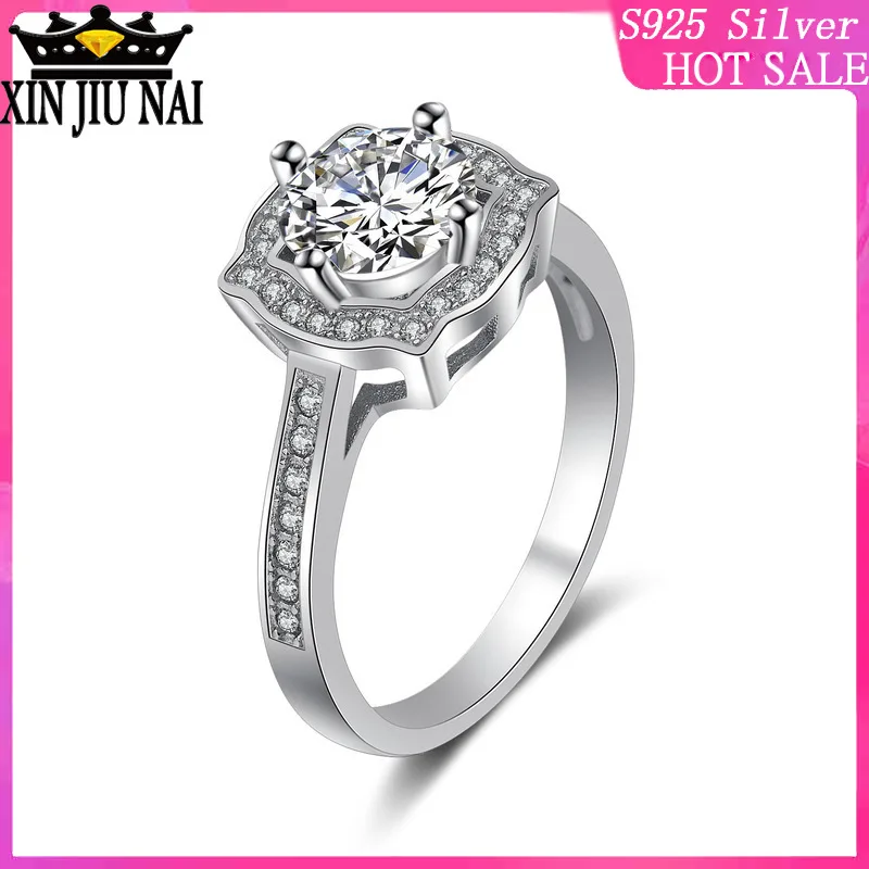 

K Platinum Wedding Diamond Ring Nude Diamond Cradle Set Diamond Ring Female Jewelry Jewelry