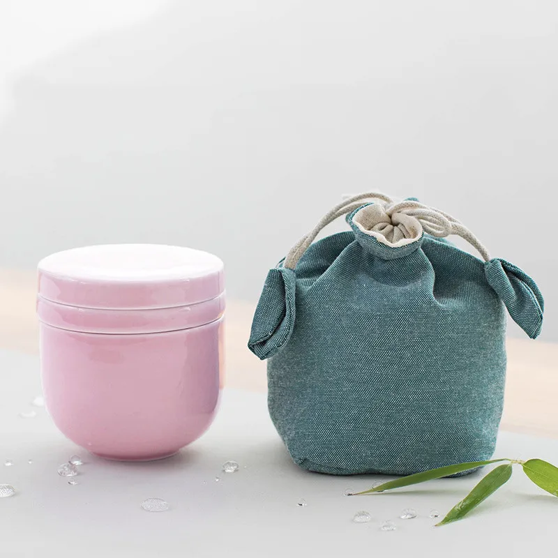 Стильный чайный сервиз из Celadon, чайный набор кунг-фу, чашка для личных путешествий, удобный чайный сервиз, Офисная Бытовая Питьевая утварь WSHYUFEI