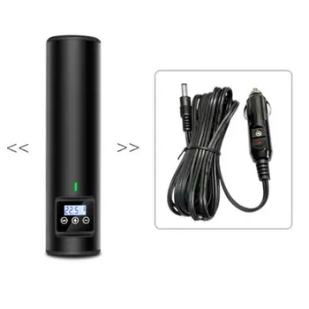 

Hot Intelligent Wired Air Pump Mini Convenient Bicycle Car Pump Electric Pump Built In Battery Metal Air Pump