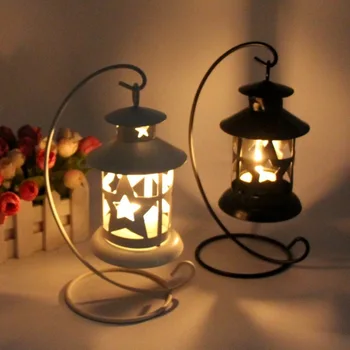 

Geometric Romantic Candle Holder Metal Nordic Candlestick Creative Retro Candlestick Black Table Centerpieces Decoration CC50ZT