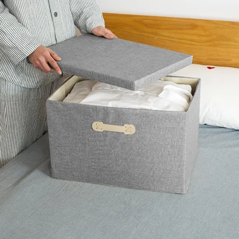

Storage Box Fabric Foldable Cosmetics Bra Underwear Toy Clothes Clothing Storage Box Basket Storage Box Home Sorting Box