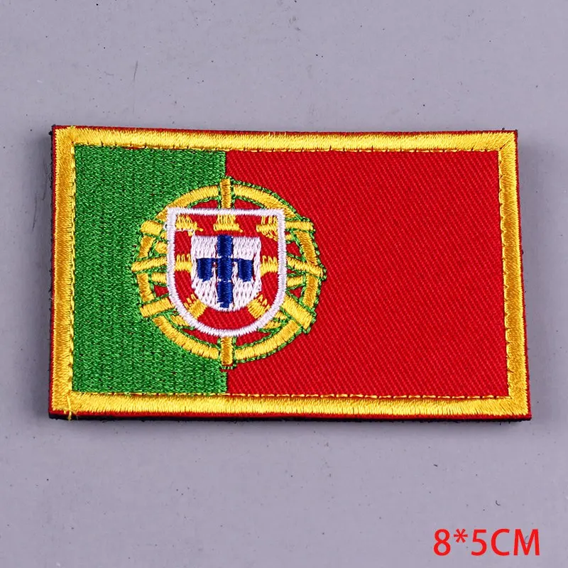 Prajna Hook&Loop Tactical Patches Armband Embroidered Army Badge For Clothing Bag Military Country Flag Hook Loop Applique DIY F
