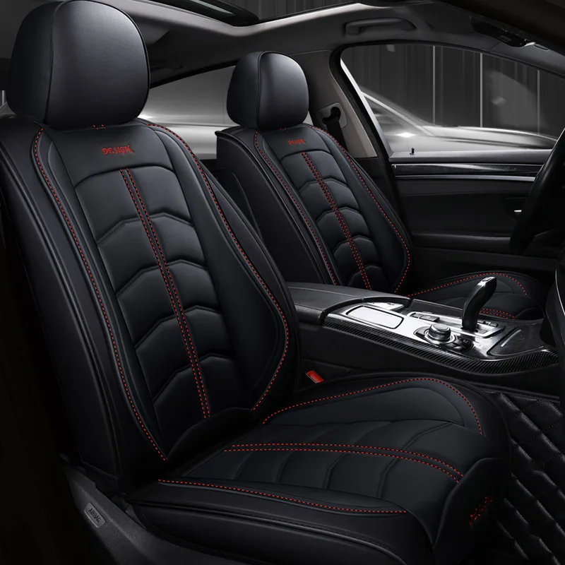 

2019-ling tu K-ONE Small SUV Car Seat Cover Four Seasons Universal All-Surrounded Leather Network Red Cartoon Seat Cushion