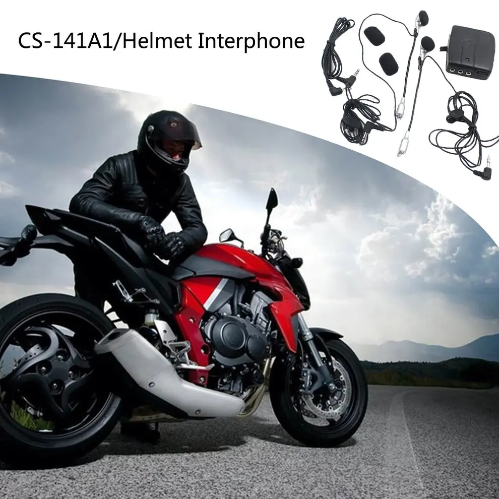 MP3 Motor Helmet Headset Modified Motorcycle Helmet Intercom Headphones Accessories 3 5mm Plug Diameter