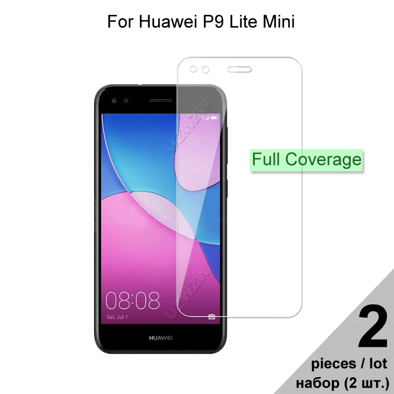 Закаленное стекло для Huawei P9 Lite Mini HD взрывозащищенное полноэкранное Защитное