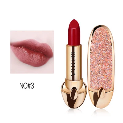 03 Водостойкая матовая губная помада 6-Kleuren Matte Lippenstift Waterdicht Pigment Langdurige для губ Nooit Verdwijnen Cosmetic - Цвет: 03