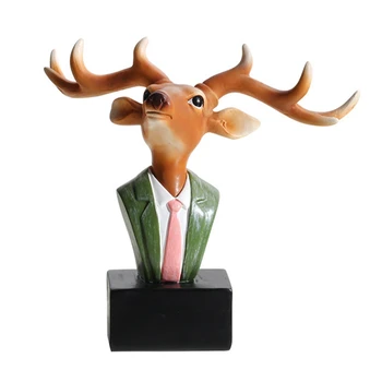

Deer Glasses Stand Handmade Resin Craft Lovely Eyeglass Sunglasses Holder Ornament Figurines Home Decor