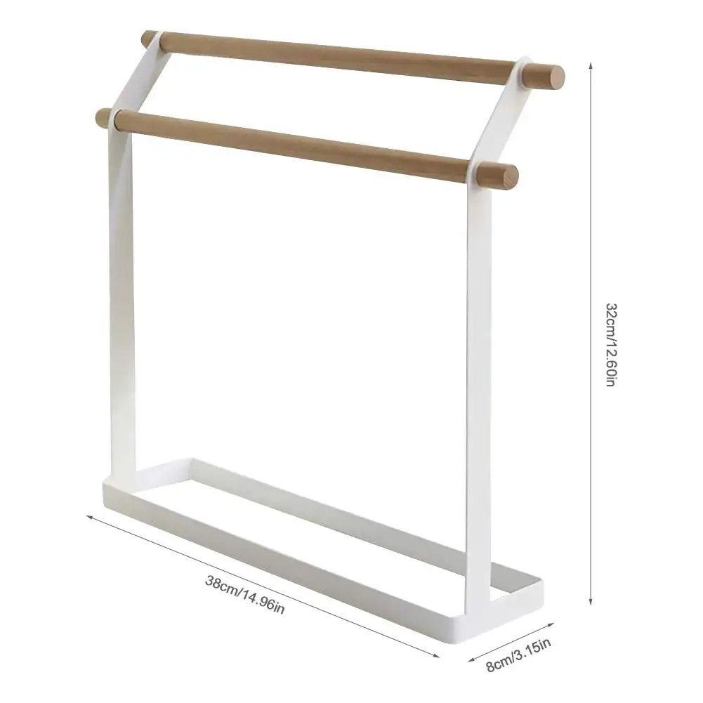 Железная деревянная Съемная вешалка для полотенец держатель в ванную комнату