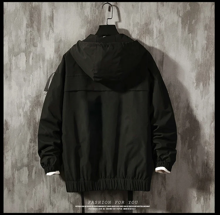 maxi puffer coat womens 2021 Autumn Jackets Men Harajuku Black Windbreaker Male Casual Hip Hop Multi-pocket Jacket Male Coats Mens Streetwear Jacket puffer coat women