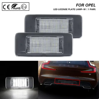 

2Pcs Led Number License Plate Light Bulb Error Free Number Plate Lamp For Opel Astra J Estate Zafira C Cadillac ATS