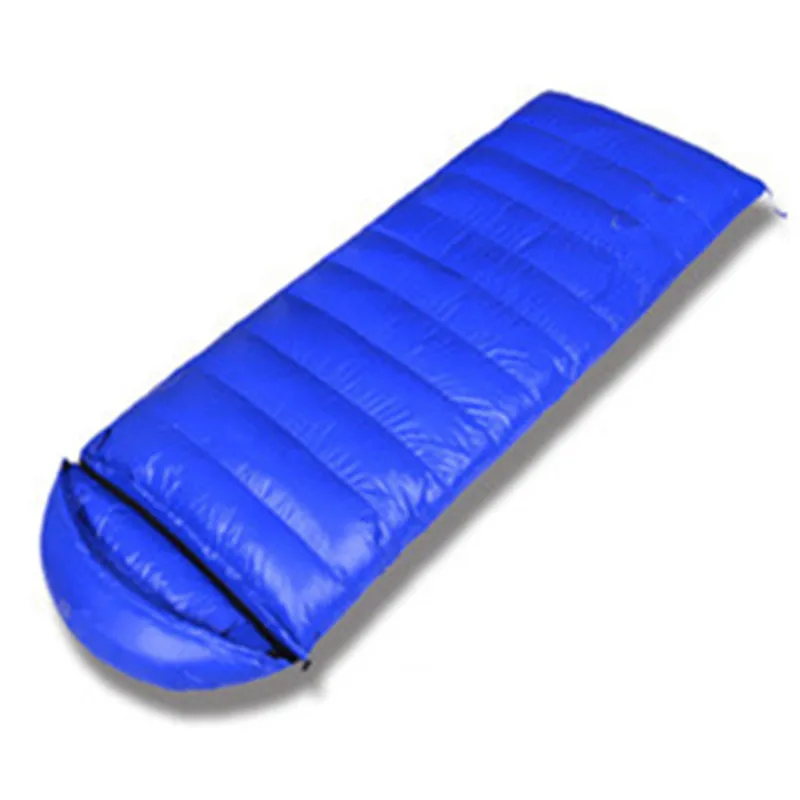 OutdoorCamping конверт спальный мешок заполненный 400 г мягкие теплые водонепроницаемые спальные мешки для уличный для пешего туризма оборудование - Цвет: blue