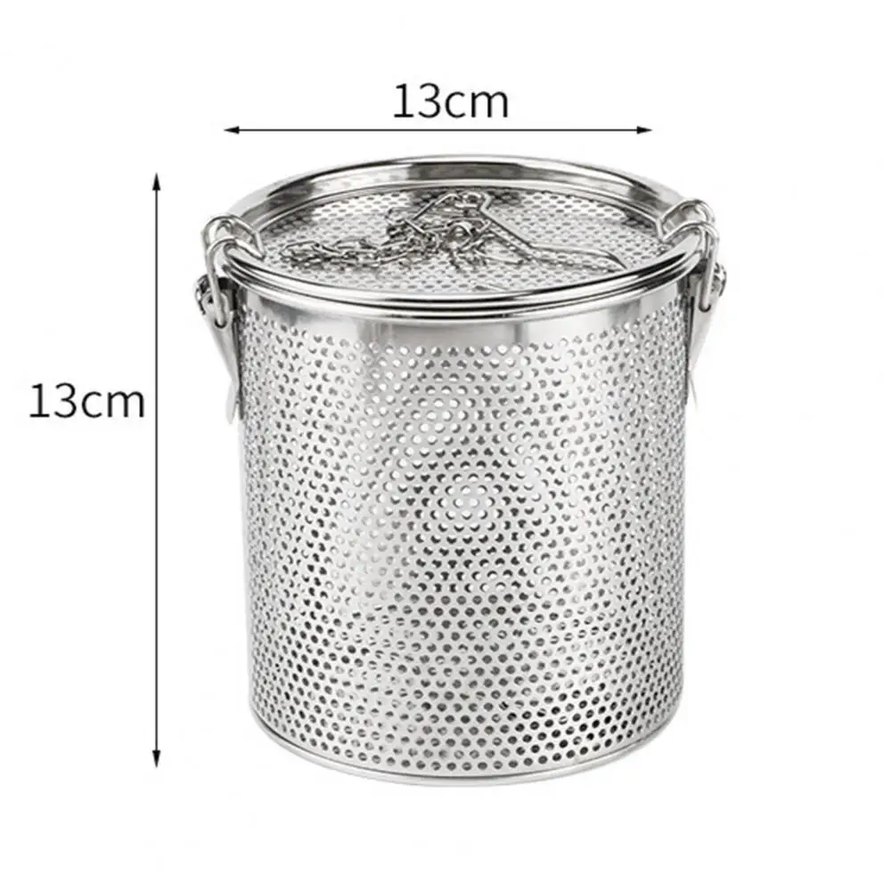 Seasoning Basket Chained Reusable Cylindrical for Tea Lovers