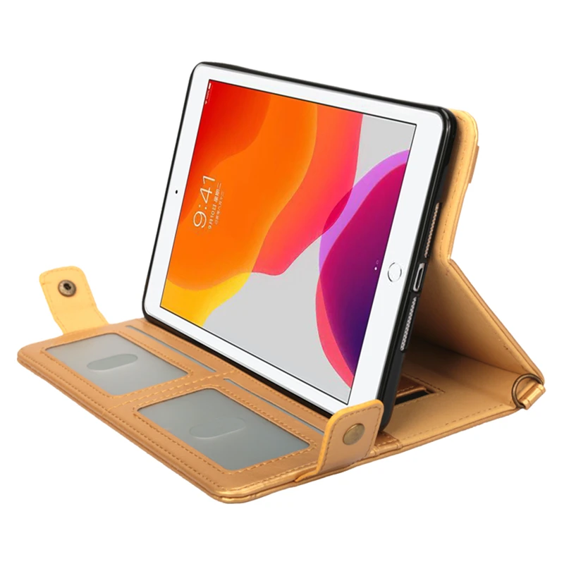 Для ipad 10,2 Многофункциональный Конверт кожаный чехол для планшета сумка для хранения A2197 с ремешком для apple Pencil Slot A2198