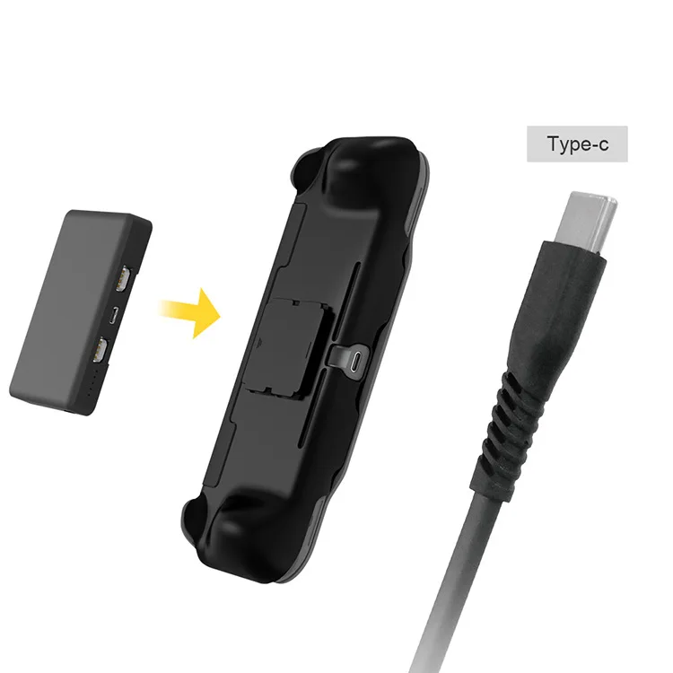 Power Bank 5000mAh Portable Fast Charger Shell Back Clip Battery USB C Protective Case Cover For 