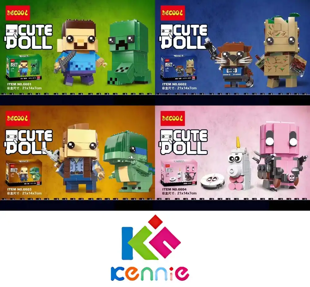 groot and rocket lego brickheadz