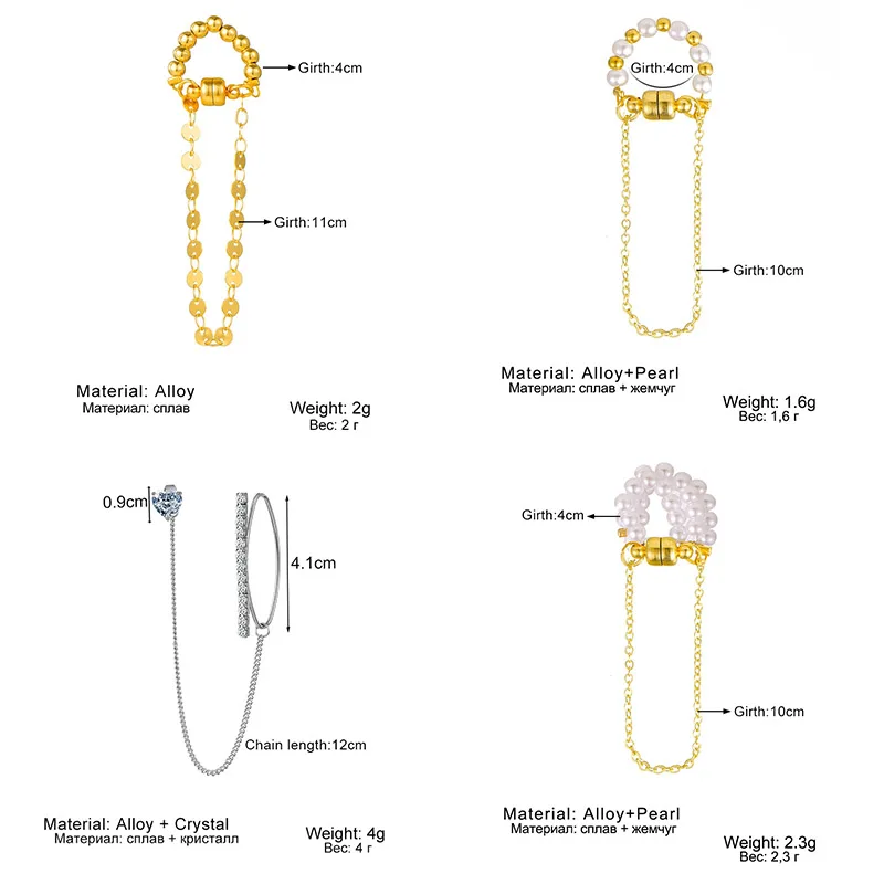 FAMSHIN Ear Cuff Butterfly Clips On Earrings For Women Chain Earrings Pearl Earing Boho Earings Tassel Piercing Fashion Jewelry - Image 5