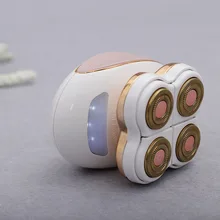 Электрический эпилятор с четырьмя головками для удаления волос, Перезаряжаемый USB эпилятор, устройство для удаления волос для женщин и мужчин, Прямая поставка