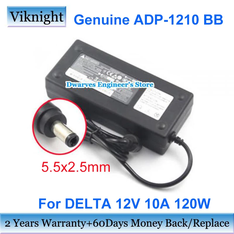 Genuine Delta Adp1210 Bb 12v 10a Ac/dc Adapter For Sony Vgpac1210 Fsp