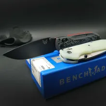 BM bench made – couteau pliant 560 lame CMP M4 de haute qualité, G10 manche, Camping en plein air, sécurité, couteaux de poche d'auto défense