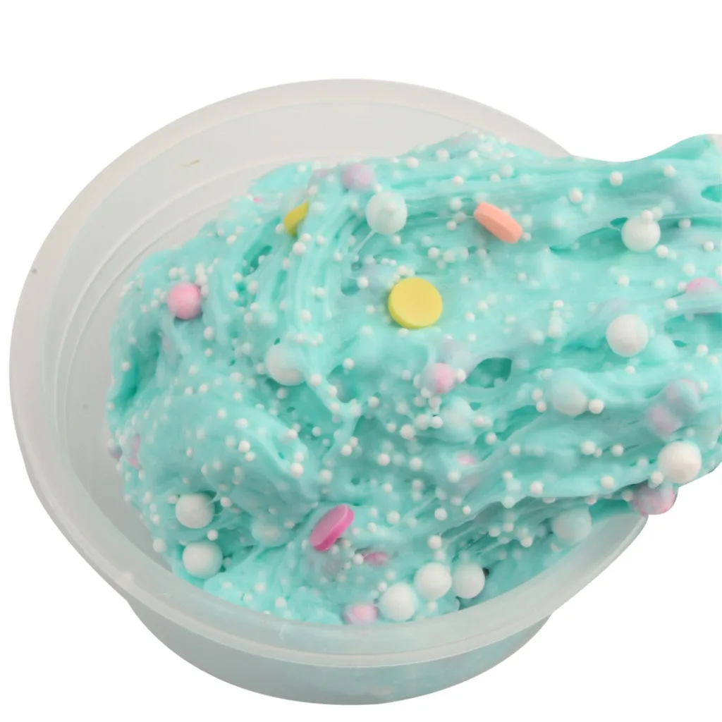 Fluffy Slime Supplies Stress Relief Toy Child Creativity Imagination Education toy Beautiful Color Colorful Slime toys #A