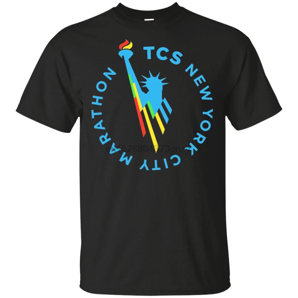 2019 New York City Marathon Logo T-Shirt Men Black S-3Xl Sport Gifts Free Shipping Tops Tee Shirt |