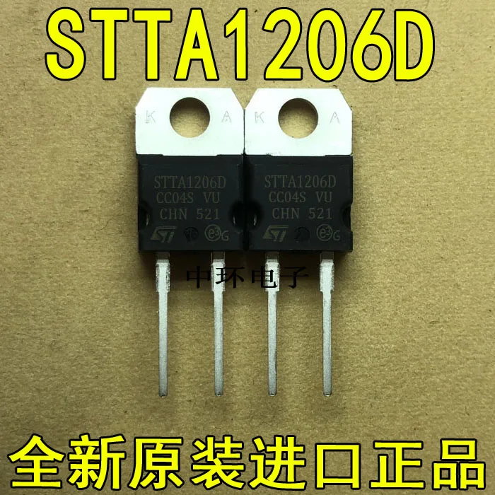 10 шт./лот STTA1206DI ST TO-220-2 12A 600V