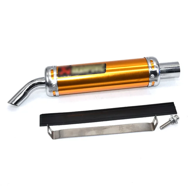 28mm 32mm 38mm For 125cc 150cc 160cc Atv Motorcycle Exhaust Muffler Escape Moto Pipe Dirt Pit Bike For Honda Yamaha Kawasaki 28mm 2