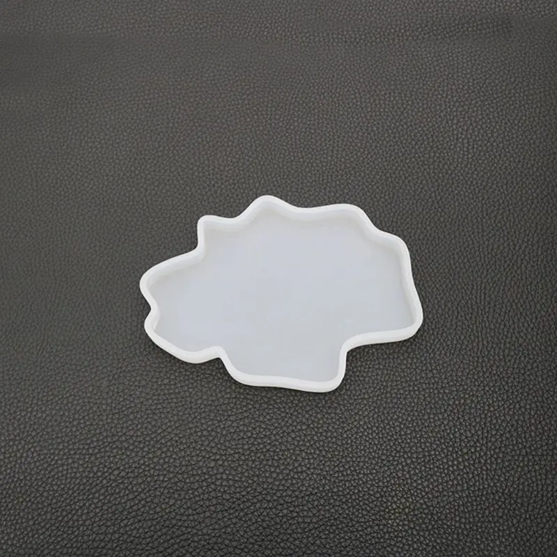 Нерегулярные подстаканники чашки Pad Плесень DIY Кристалл эпоксидной формы зеркало ручной работы смолы украшения стола делая формы