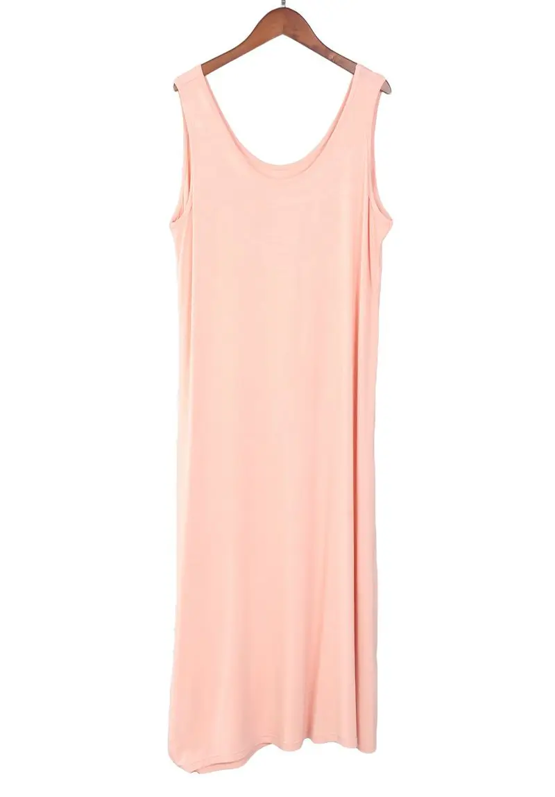 Women Nightgowns Women Nightdresses Sleeping Dress Women Lingerie Plus Size 6XL Sexy Modal Lingerie Nightdress Women Casual Sleepwear Long Nightgown Sleeveless Summer Loose Home Dress