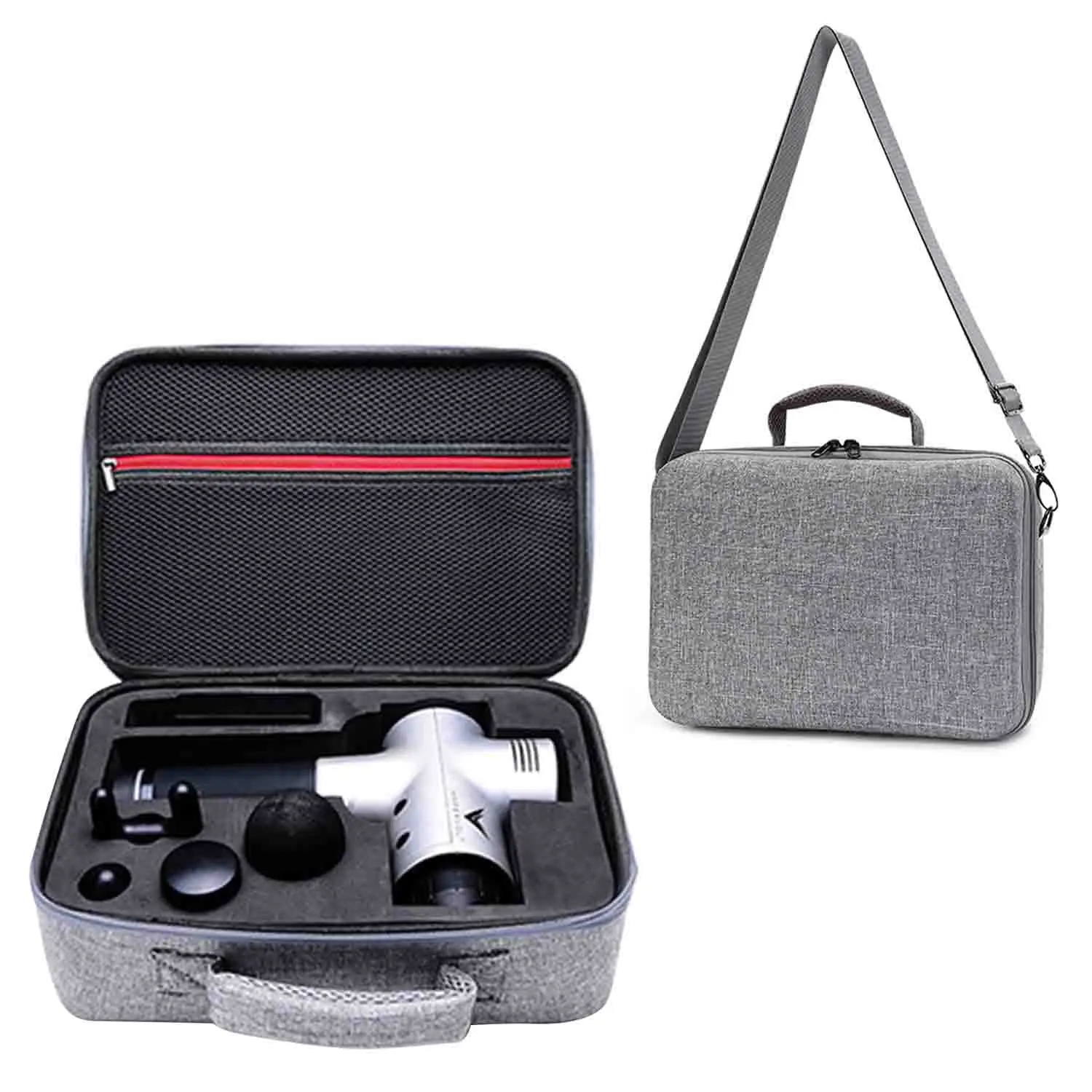 

Besegad Portable Carrying Case Scratch Proof Protective Storage Box with Handle for Hyperice Hypervolt Massager Gun