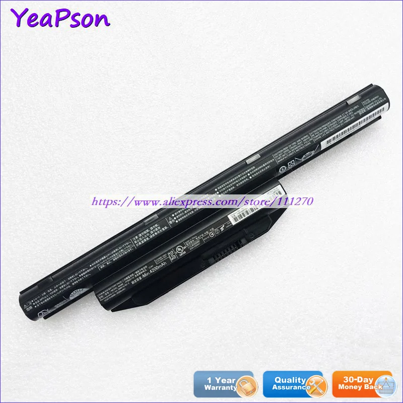 Аккумулятор Yeapson FPB0311S FPB0313S FPB0319S для ноутбука Fujitsu LifeBook A357 A544 A555 A557 AH544 AH564 10 8 В 49 Вт ·