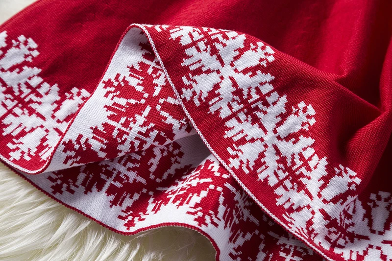 Kids Dresses For Girls Long Sleeve Deer Snowflake Print Dress New Year Costume Princess Dress Kids Christmas Clothes Vestidos (1)