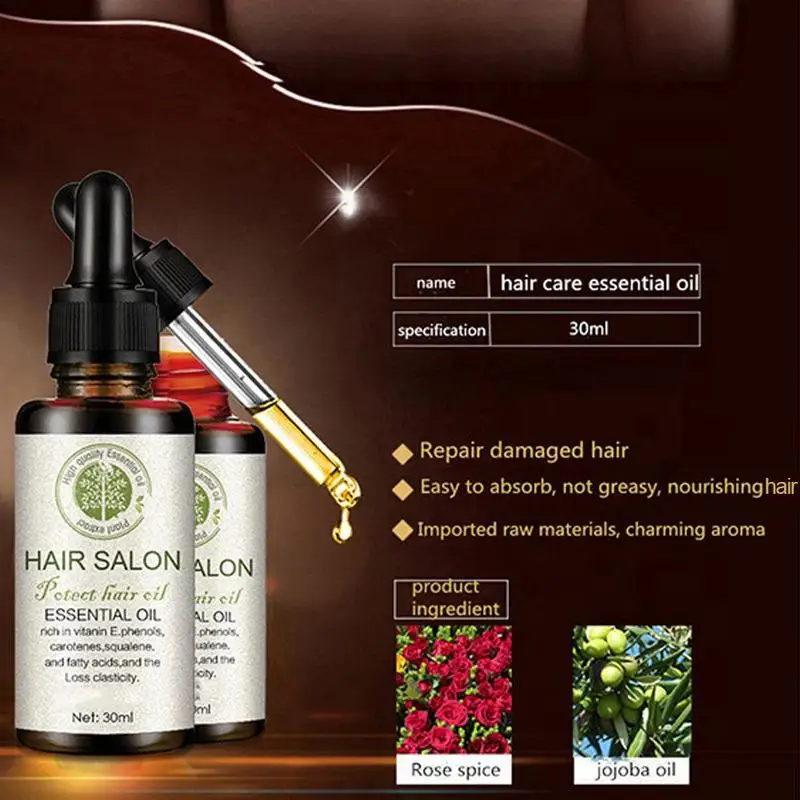 Hair Care Essential Oils Hair Care Powerful Essence Hair Loss Health Treatment Care Hair Salon Moisturise Smooth Hair 30ml