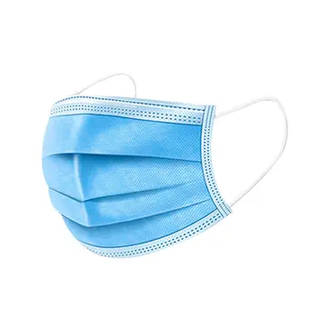 

STOCK 50pcs FDA CE Certificate 3-layer mask Face Mouth Masks Non Woven Disposable Anti-Dust Meltblown cloth Mask Earloops Masks